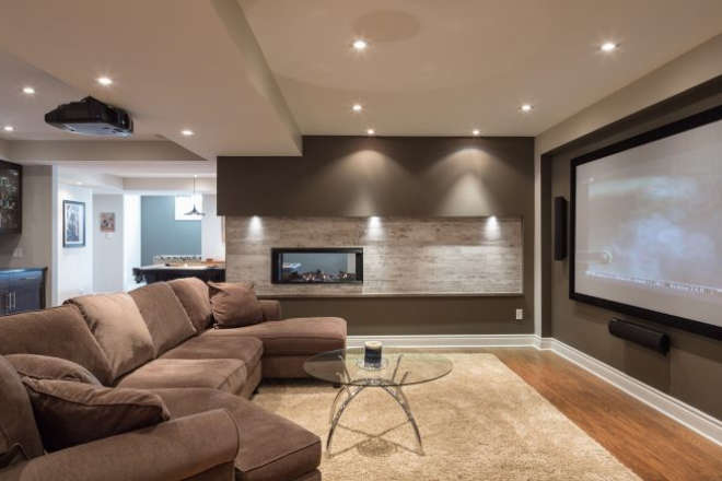 home entertainment room